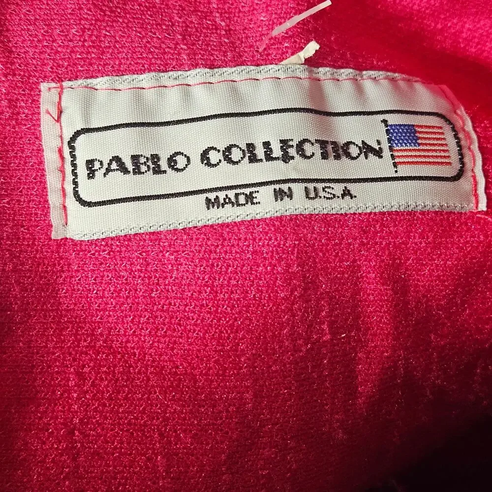 Vintage Pablo Collection Pink Jacket Blazer Size 12